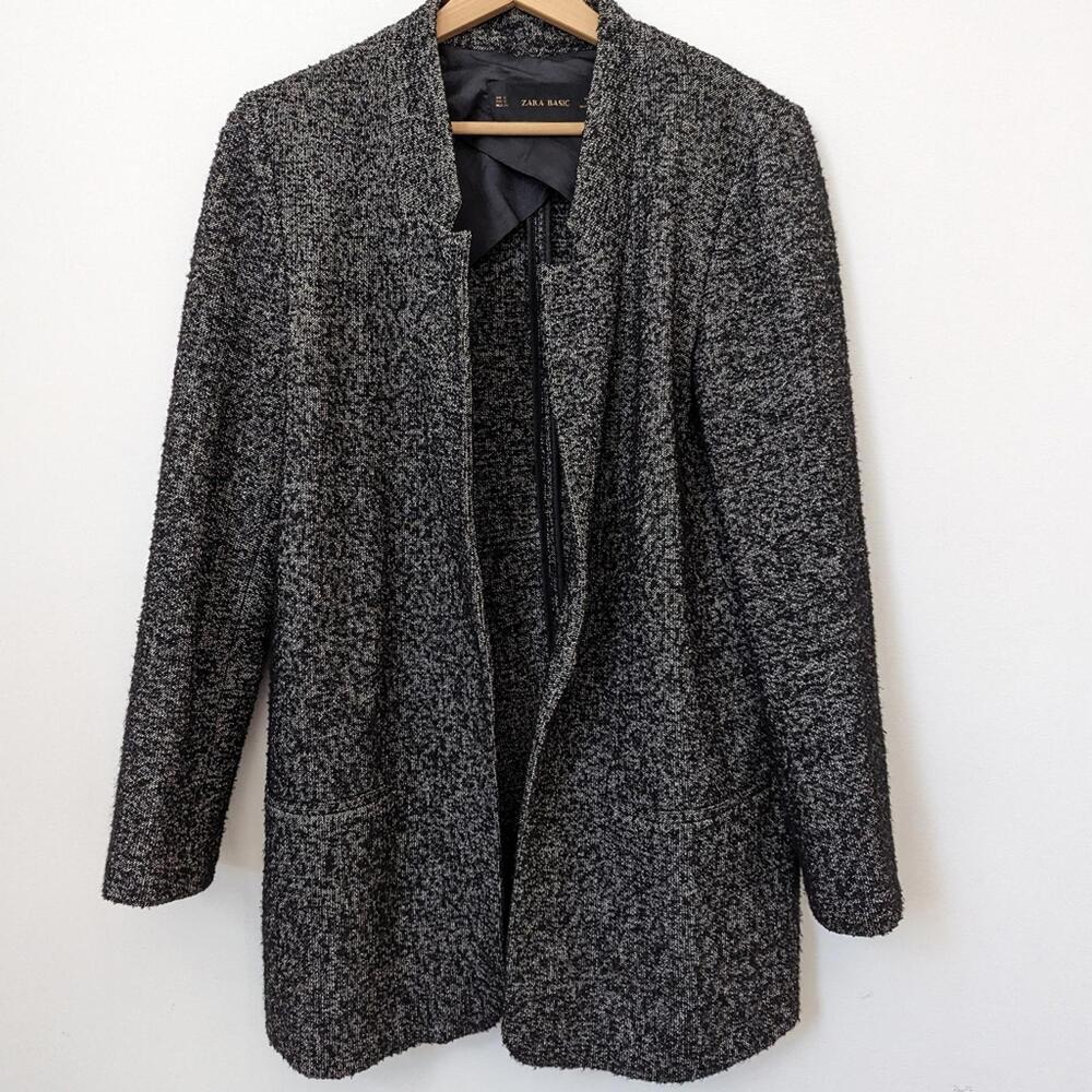 Zara dark grey boyfriend blazer